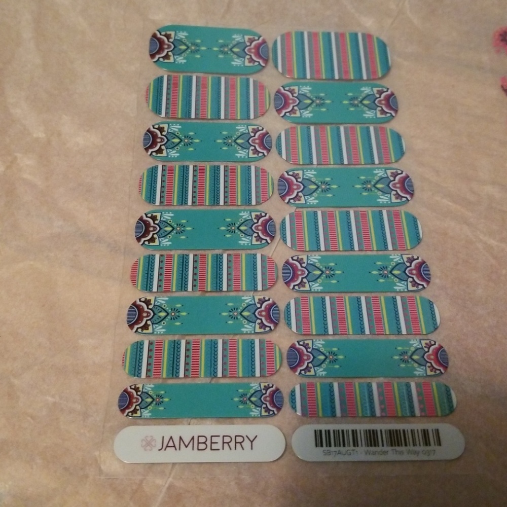 Jamberry wraps 2 full sets. Style box Aug. - Picture 2 of 3